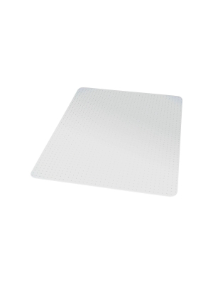 3'x4' Rectangle Solid Office Chair Mat Clear - Staples