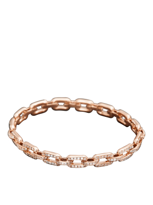 Narrow Pavé Diamond Bangle