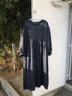 Jayme Dress In Navy Viscose