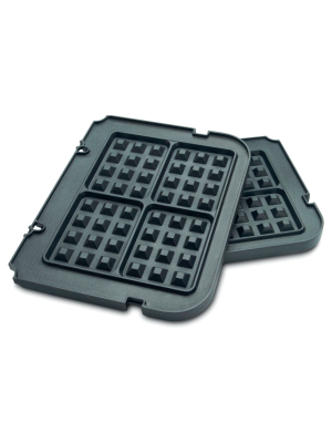 Cuisinart Griddler Waffle Plates - Black - Gr-wafp