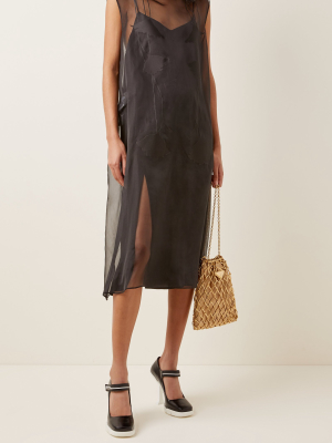 Knee-length Organza Dress