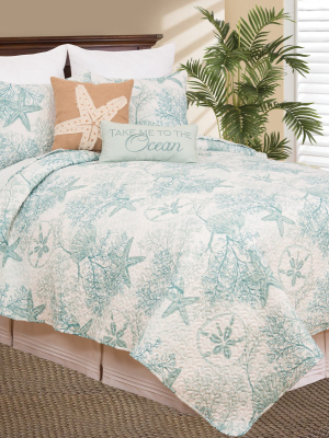 C&f Home Ocean Treasures Quilt Set