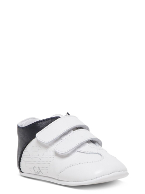 Emporio Armani Kids Velcro Strap Sneakers