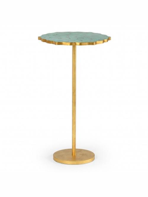 Candelabra Home Malachite Side Table