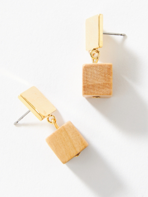 Sophie Monet Cube Drop Earrings