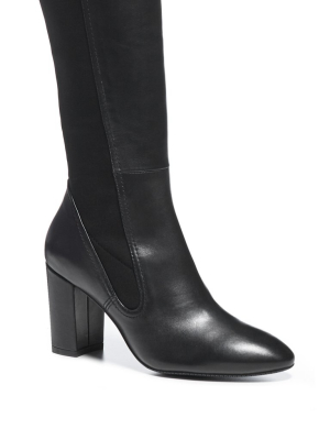 Stuart Weitzman Round-toe Heeled Boots