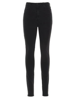 J Brand Darted High-rise Skinny Jeans