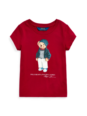 Polo Bear Cotton Jersey Tee