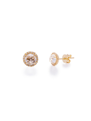 Topaz Earring Yellow Gold