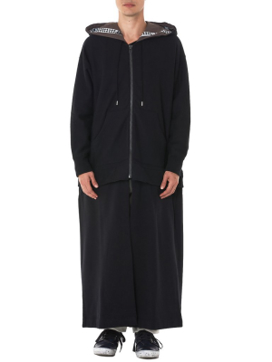 Long Hooded Deconstruction Parka (chgswm03-black)