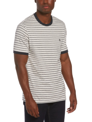 Stripe Short Sleeve Tee Shirt