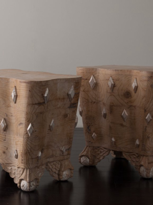 Pair Of 'mdina' Side Tables By Mike Diaz