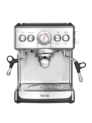 Brim 19-bar Espresso Maker – Silver