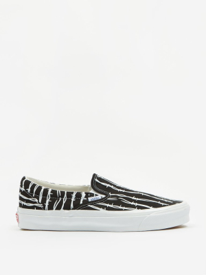 Vans Vault Og Classic Slip-on Lx W - Black Barbed Wire