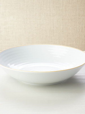 Roulette Yellow Band Serve Bowl