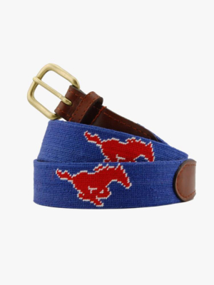 Smathers & Branson Smu Needlepoint Belt