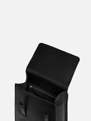 Mini Harbour Rucksack, Textured Black