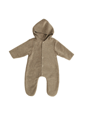 Makie Heather Beige Fleece Jumpsuit