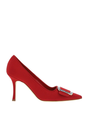 Manolo Blahnik Maysale Pointed-toe Pumps