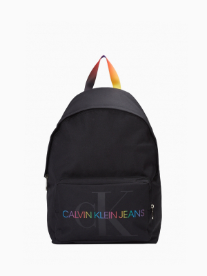 Pride Strap Monogram Logo Campus Backpack