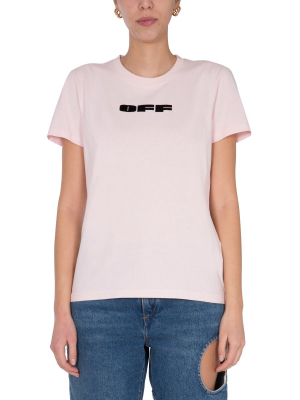 Off-white Bold Logo Print T-shirt