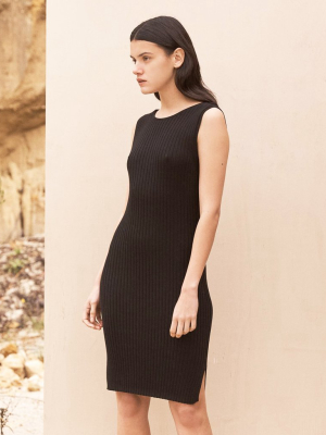 Gia Knit Dress – Black