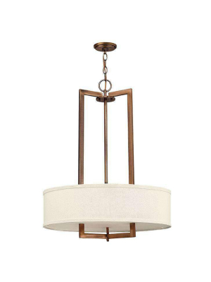 Hampton Chandelier Brushed Bronze