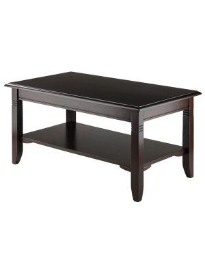 Nolan Coffee Table - Cappuccino - Winsome