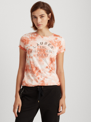 Tie-dye Cotton-blend Tee