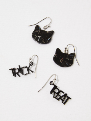 Aerie Trick Or Treat Earrings 2-pack