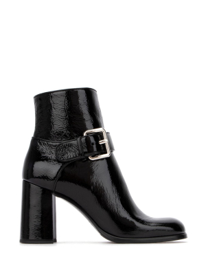 Miu Miu Buckled Ankle Boots