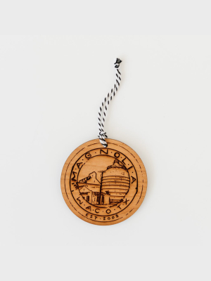 Magnolia Silos Seal Ornament