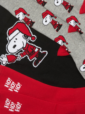 Aeo Snoopy Crew Socks 3-pack