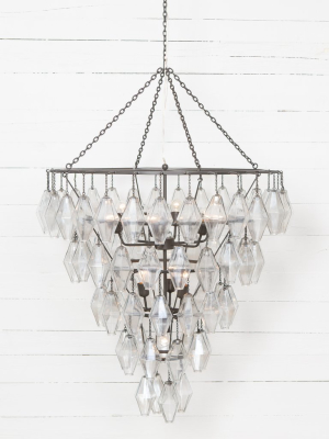 Adeline Large Round Chandelier In Various Colors