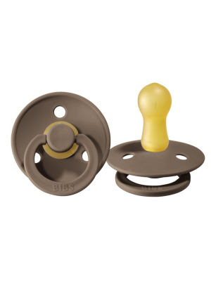 Bibs Pacifier 2 Pack: Dark Oak