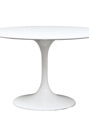 Lippa Round Dining Table White Top