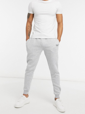 River Island Prolific Slim Sweatpants In Gray