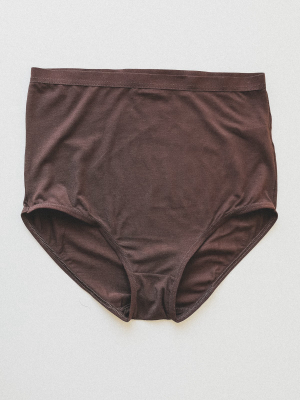 High Waist Bell Underwear In Tactile