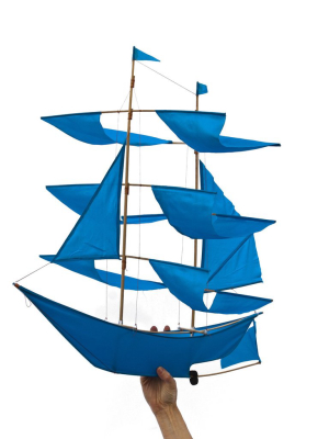 Sailing Ship Kite Azure