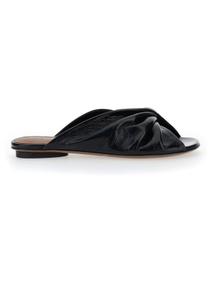 L'autre Chose Twist Front Sandals