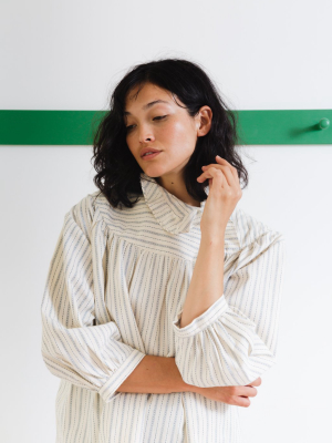 Claire Top | Ticker Stripe