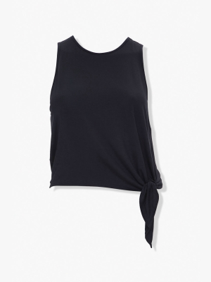 Plus Size Active Tie-hem Top