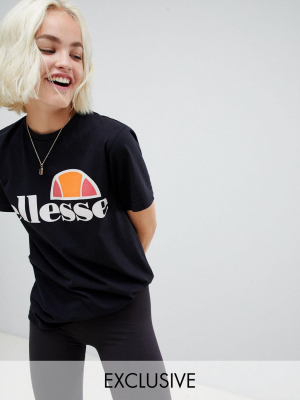 Ellesse Boyfriend T-shirt With Chest Logo