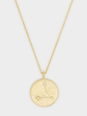 Astrology Coin Necklace (pisces)