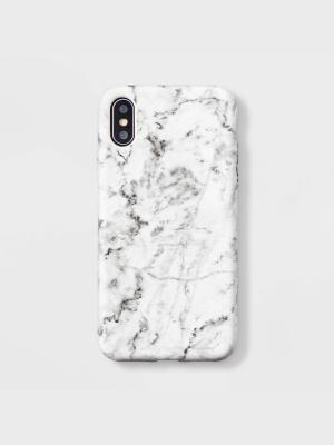 Heyday™ Apple Iphone White Marble Phone Case