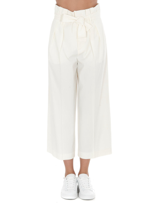 Redvalentino Belted Cropped Pants