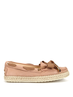 Tod's Braided Sole Gommini Loafers