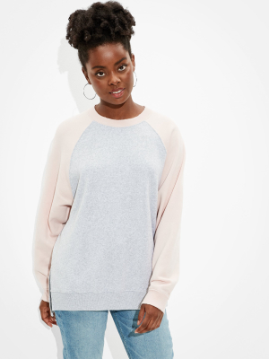 Ae Forever Oversized Crew Neck Sweatshirt