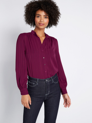 Always Polished Long Sleeve Blouse