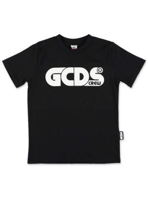 Gcds Kids Logo Printed T-shirt